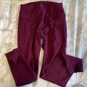AVIA maroon leggings